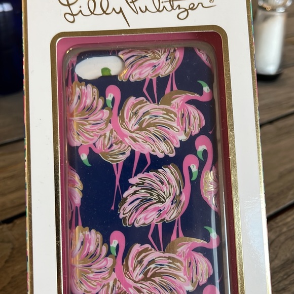 LILLY PULITZER GYPSET PARADISE COVER FOR iPHONE 7 with FLAMINGOS 🦩 - Picture 5 of 5